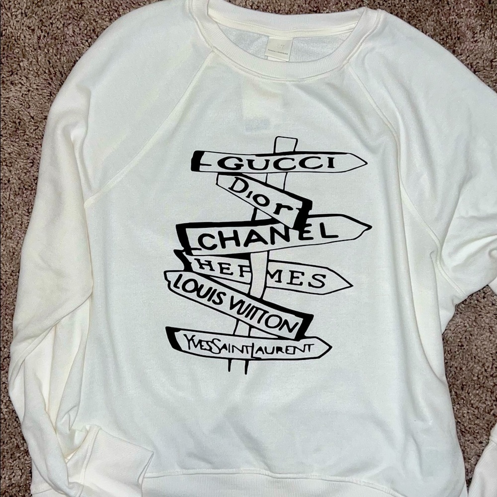 Designer Directional Sweatshirt